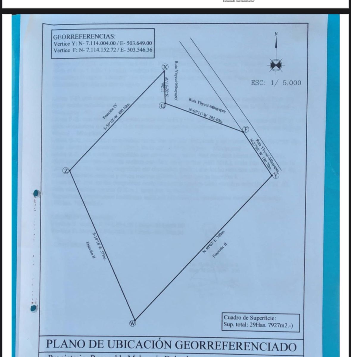 VENDO Propiedad rural ideal para loteamiento o ganadería en Ybycui — foto 2