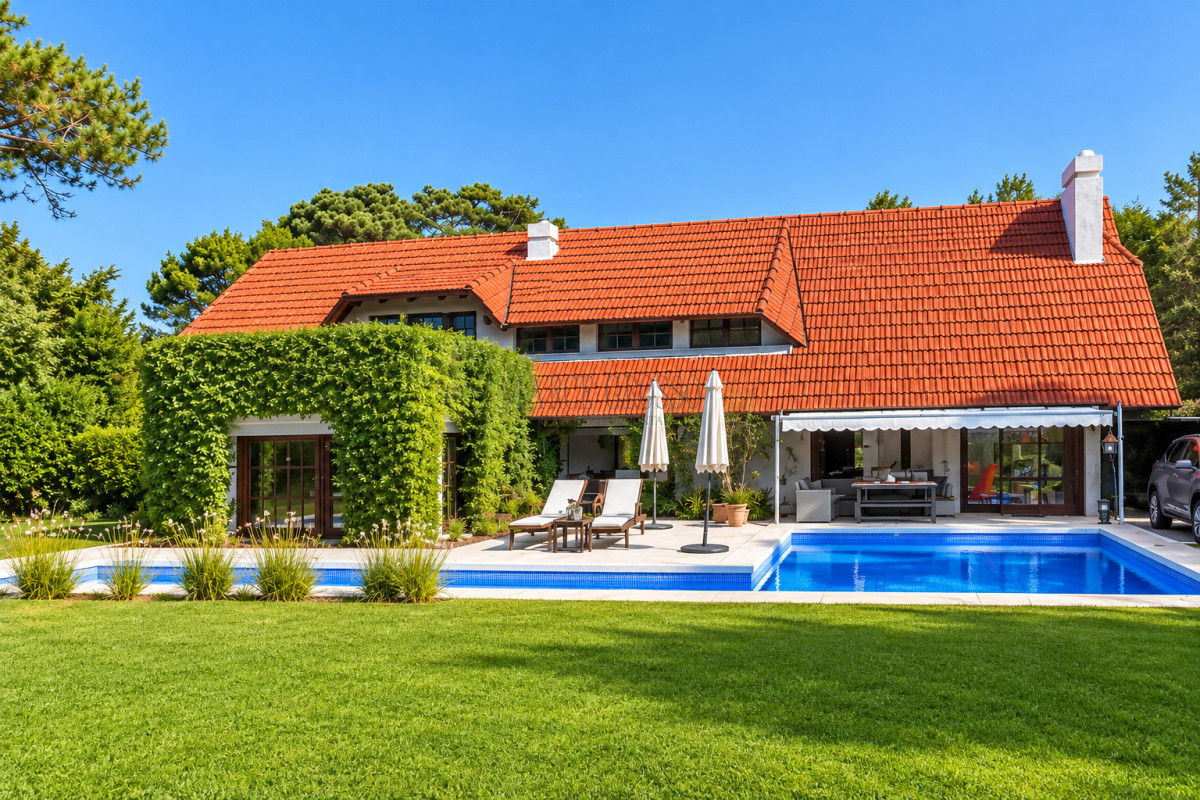 Cómoda Casa de 5 Dormitorios y Piscina Climatizada en Punta del Este