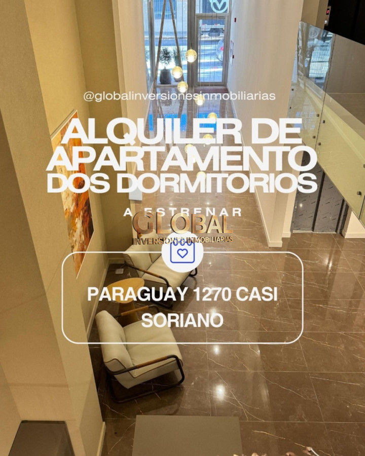 Hermoso Apto zona Centro de 2 Dormitorios a estrenar !