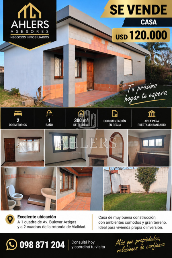 CASA EN VENTA - EXCELENTE UBICACIÓN