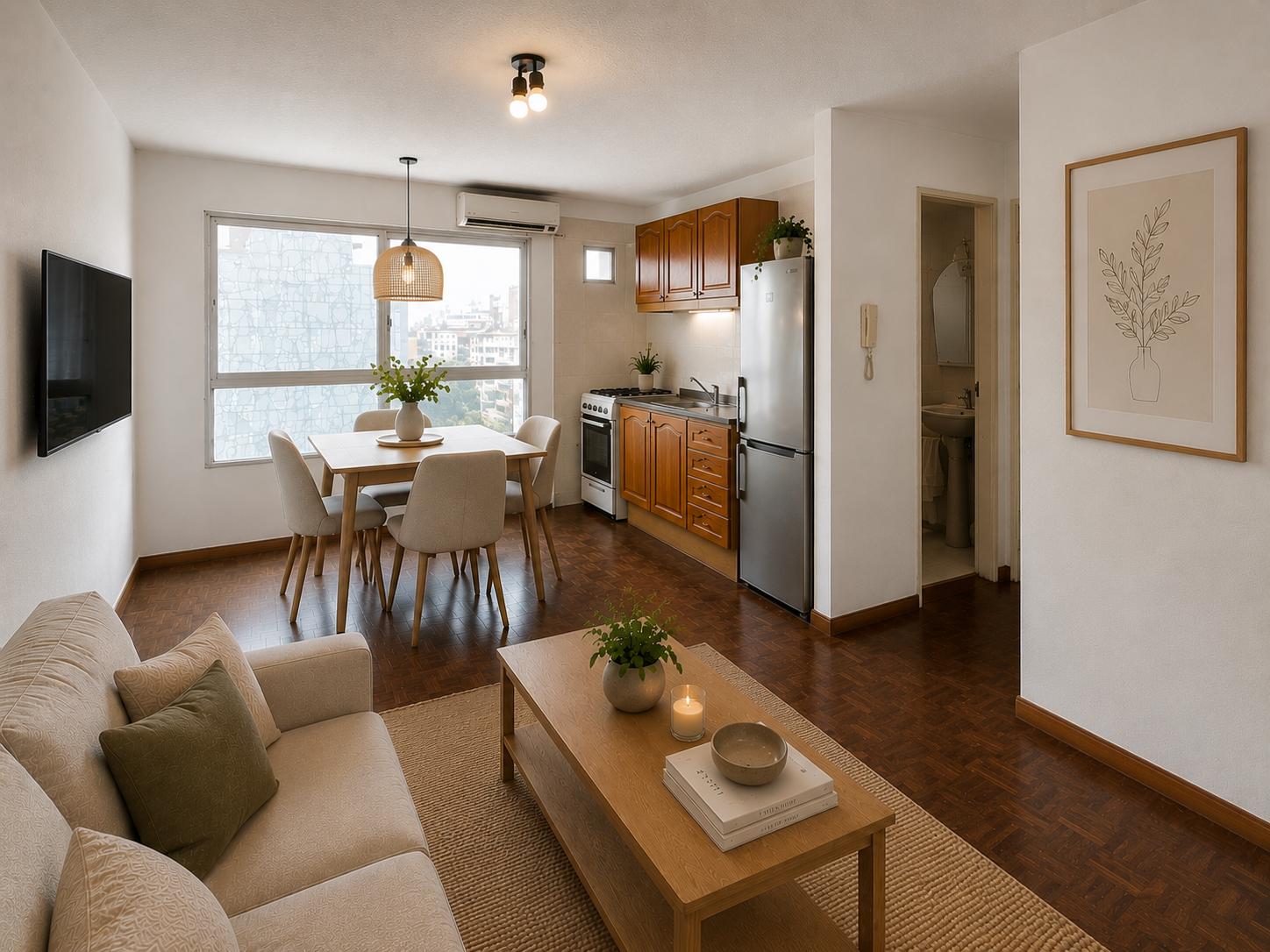 Apartamento alquiler 1 dormitorio, Pocitos