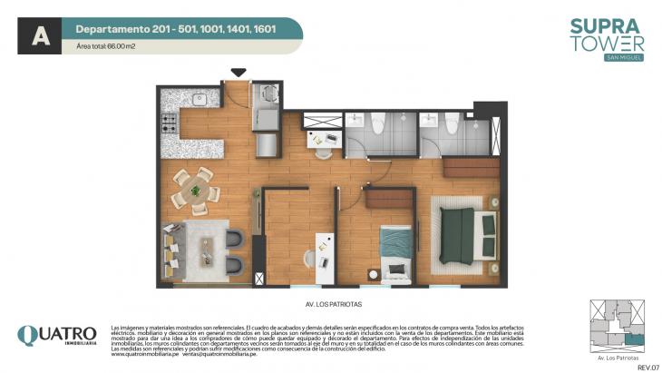 Departamento en venta en San Miguel