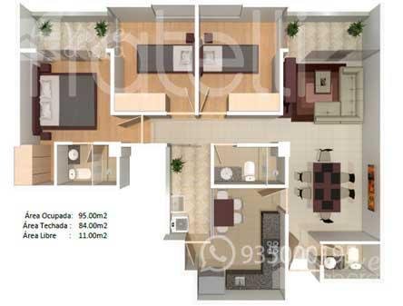 Departamento en venta en Cerro Colorado