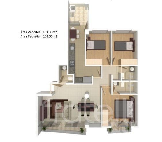 Departamento en venta en Cerro Colorado