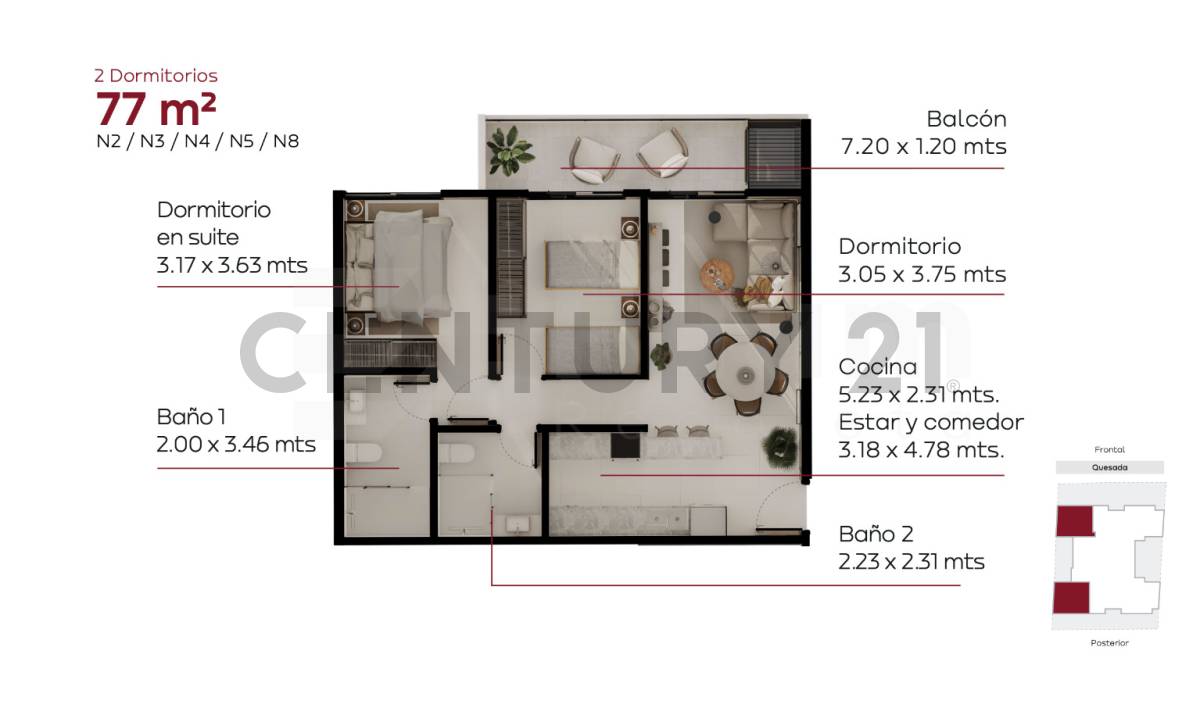 EN VENTA DEPARTAMENTOS EN POZO - FILUM RECOLETA — foto 2