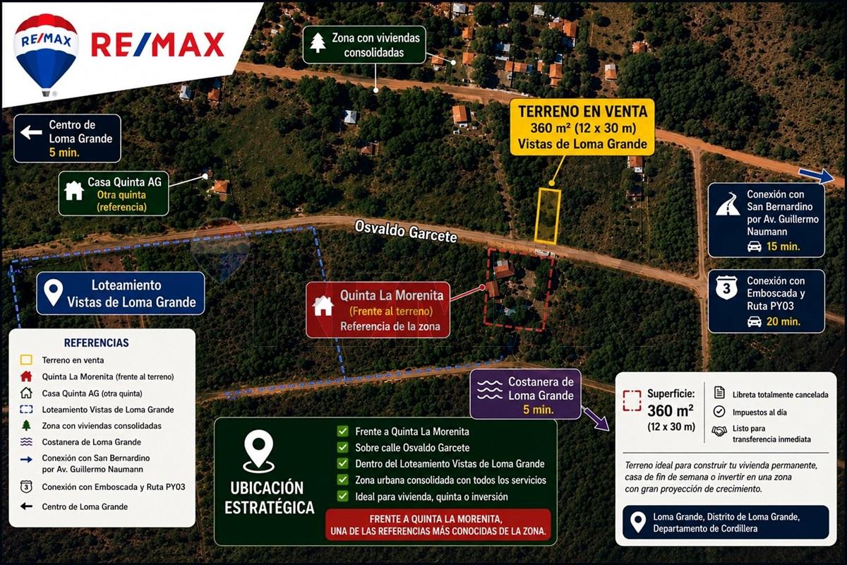 Terreno - Venta - Loma Grande, Cordillera, Paraguay — foto 2