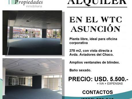 Alquilo Oficina En Wtc Asuncion
