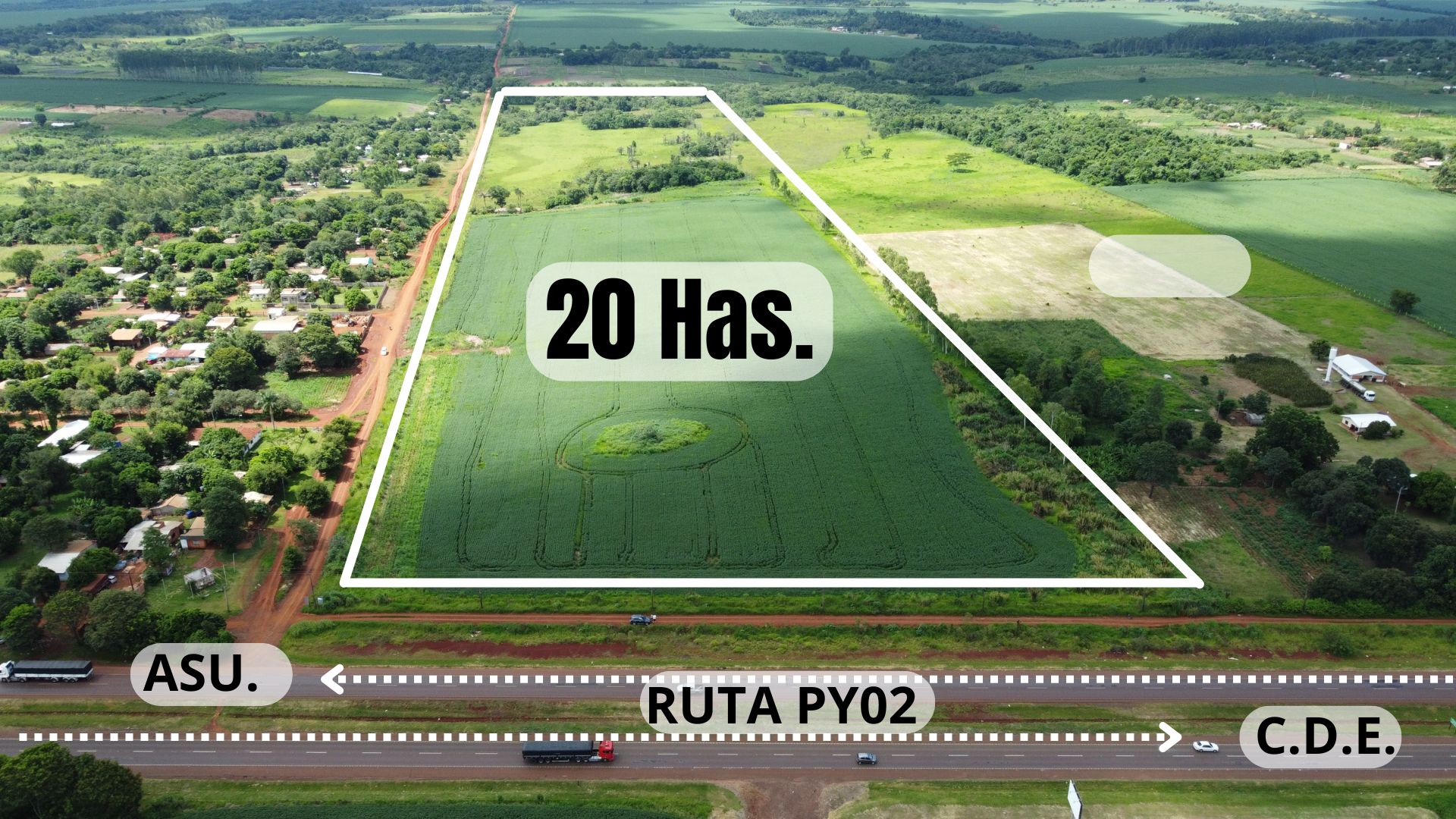 EN VENTA PROPIEDAD DE 20 HA EN MINGA GUAZU. — foto 2