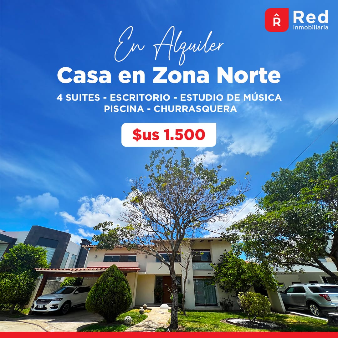 Casa En Alquiler Beni 4to Anilo. Parque Los Mangales. Ref. #W5B0A -  