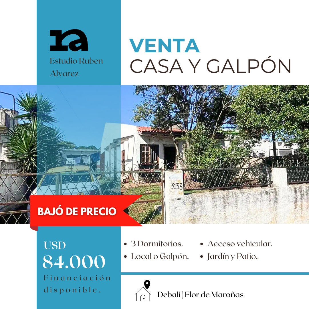 Debali Casi Puntas De Soto - Casa Y Local O Galpón