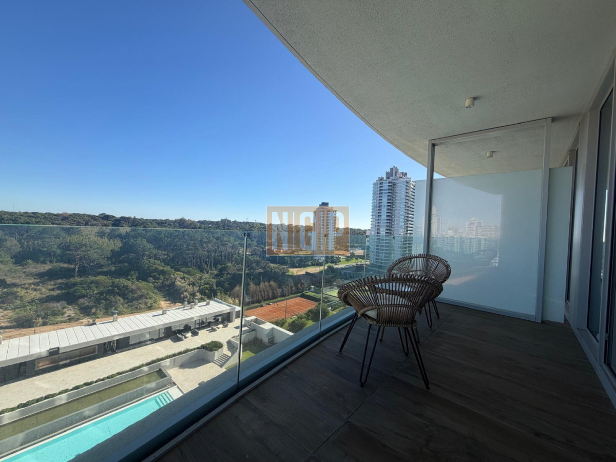 Apartamento de 1 dormitorio en Torre Trump , Punta del este , Playa brava