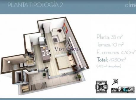 Apartamentos En Playa Mansa: Vaz5409a