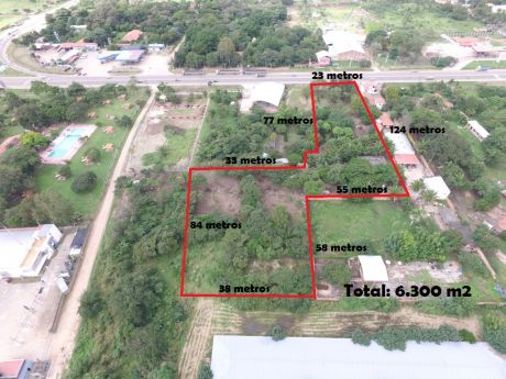 Terreno 6.990 M2 Carretera A Cotoca