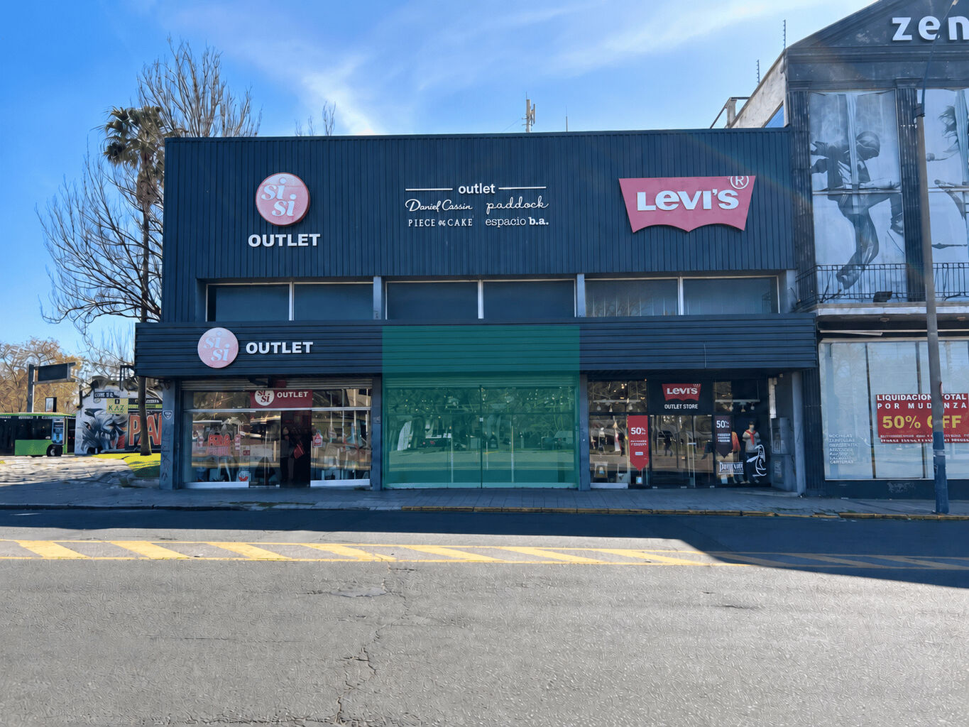 Alquiler local comercial zona outlet Palacio Legislativo