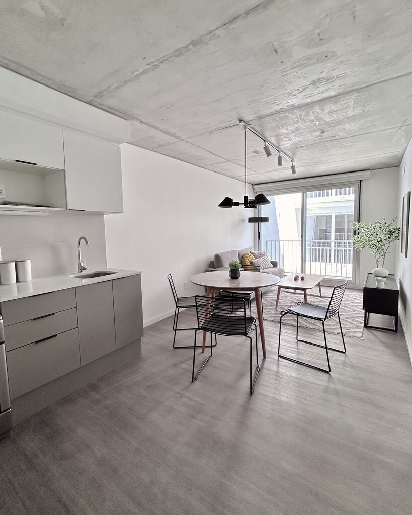 Venta apartamento 1 dormitorio amoblado con terraza en palermo a estrenar
