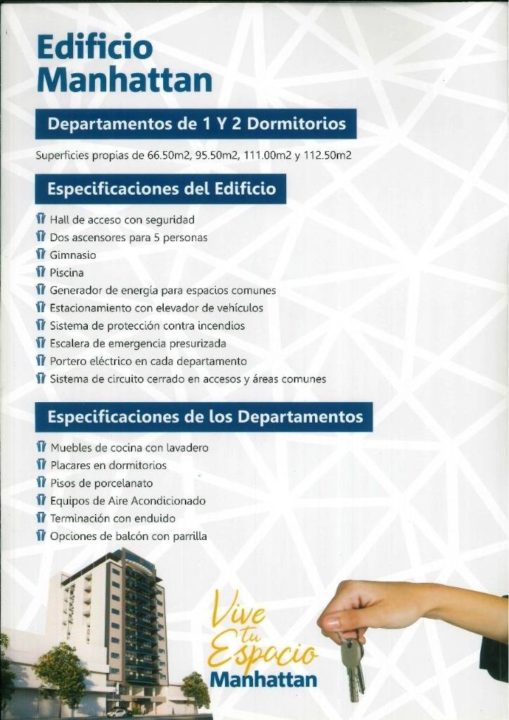 VENDO AMPLIO DEPARTAMENTO EN EL EDIFICIO MANHATTAN — foto 2