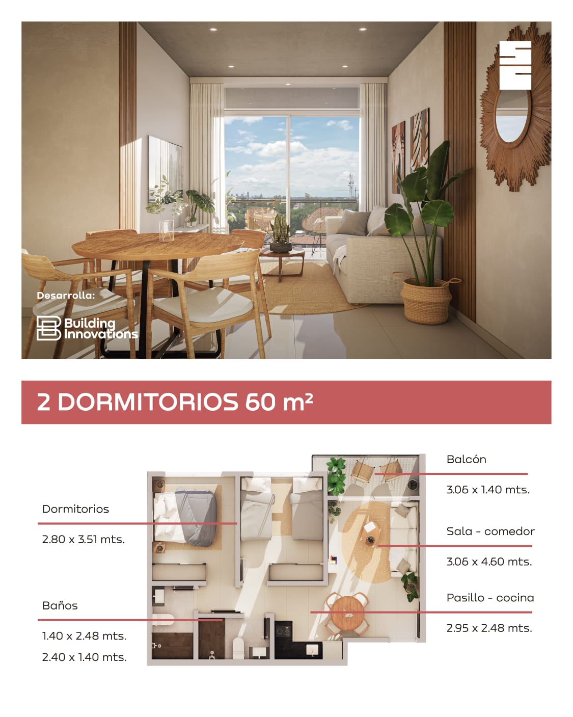 VENDO DEPARTAMENTO EN POZO - SAN CLEMENE NORTE — foto 2