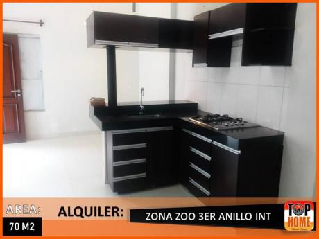 Departamento Amplio Sobre Avenida Zona Norte 3er Anillo
