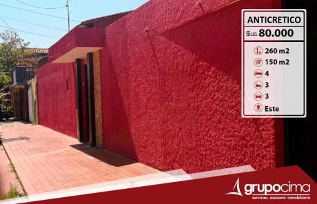 Hermosa Casa Con Piscina En Anticretico !!