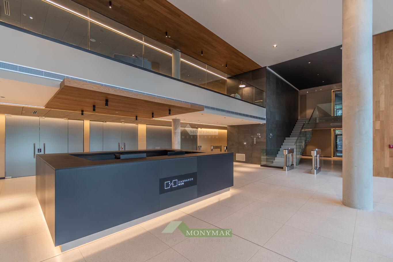 ALQUILER OFICINA CARRASCO NORTE ED. CORPORATIVO CARRASCO HUB PRIMER NIVEL 400M2!!