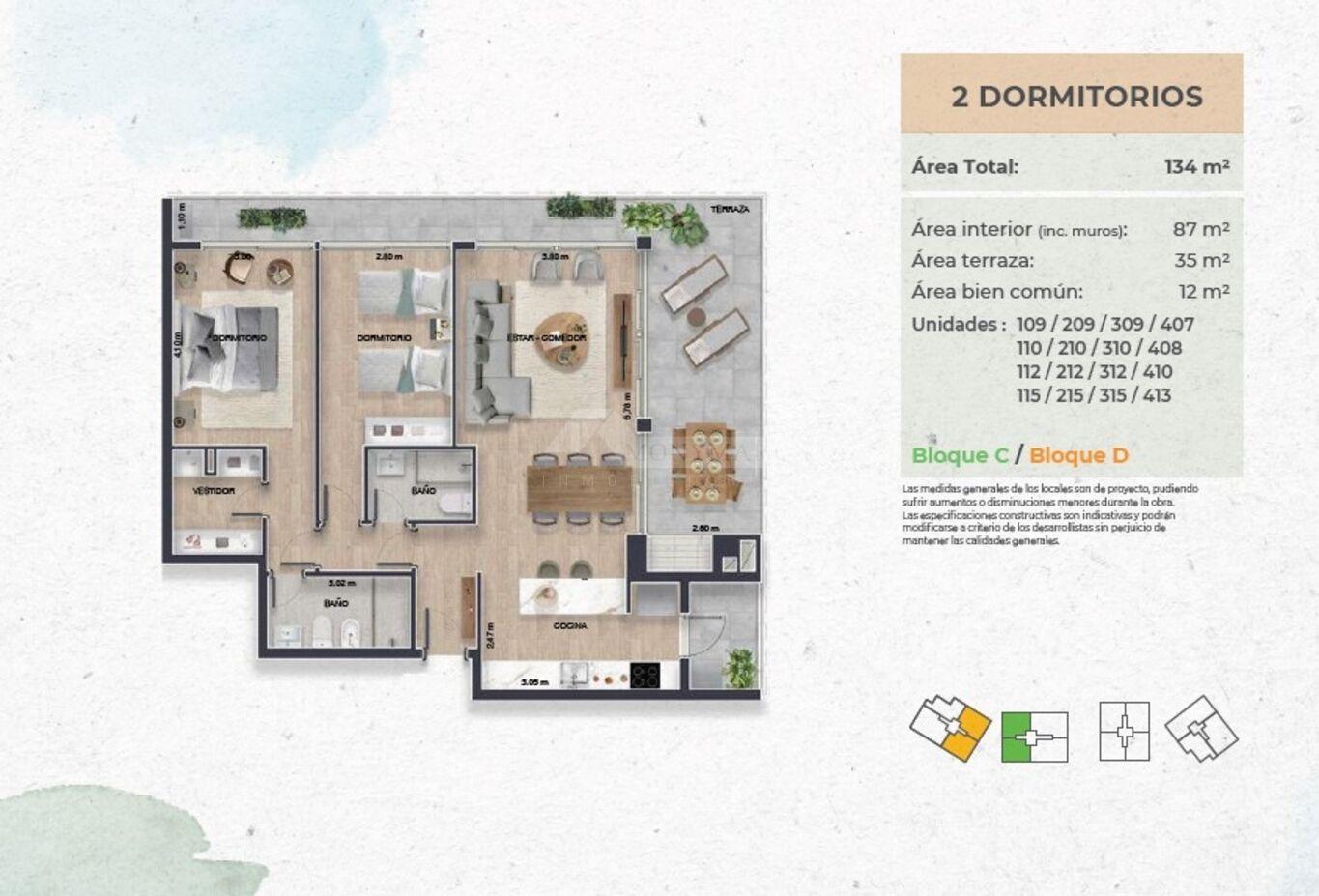 Apartamento en venta en Carrasco Norte