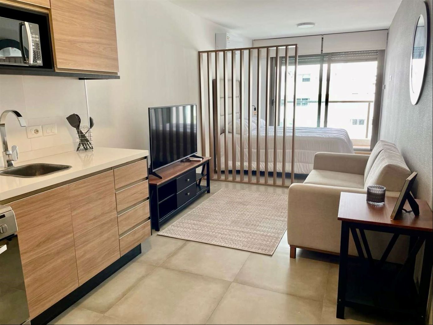 Alquiler Apartamento Pocitos Monoambiente 1 Baño Muebles
