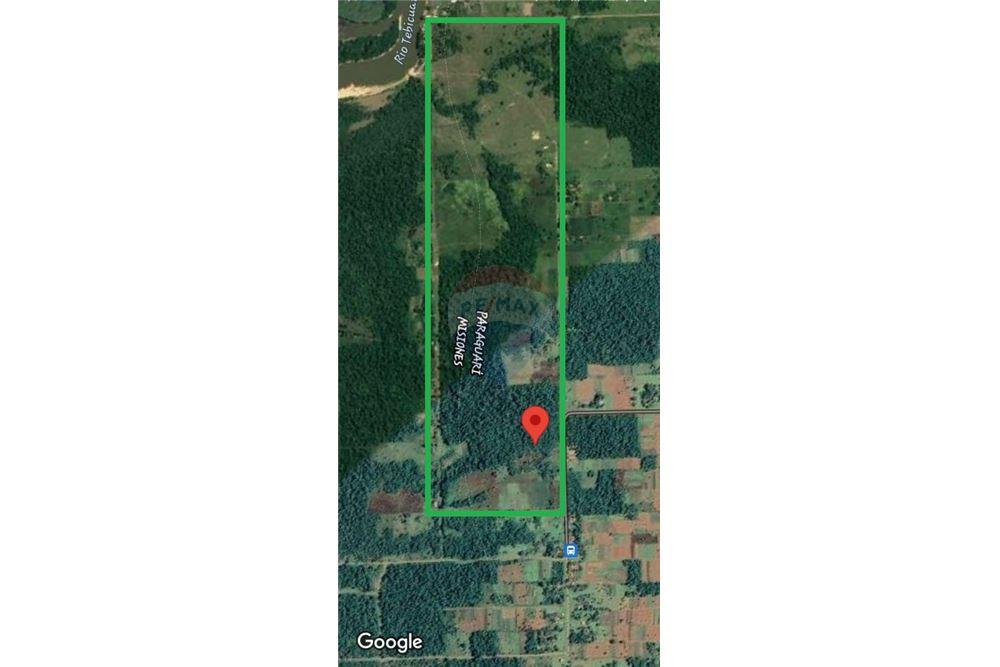 En venta Terreno de 70 hectáreas En Paraguarí a 500 metros del Río Tebicuary — foto 2