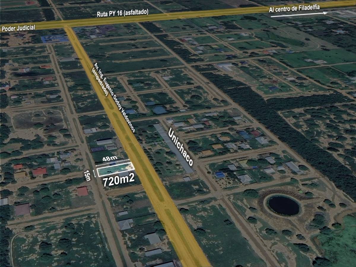 2 terrenos, 720 m², sobre avenida, con doble acceso. Complejo Boreal, Filadelfia — foto 2