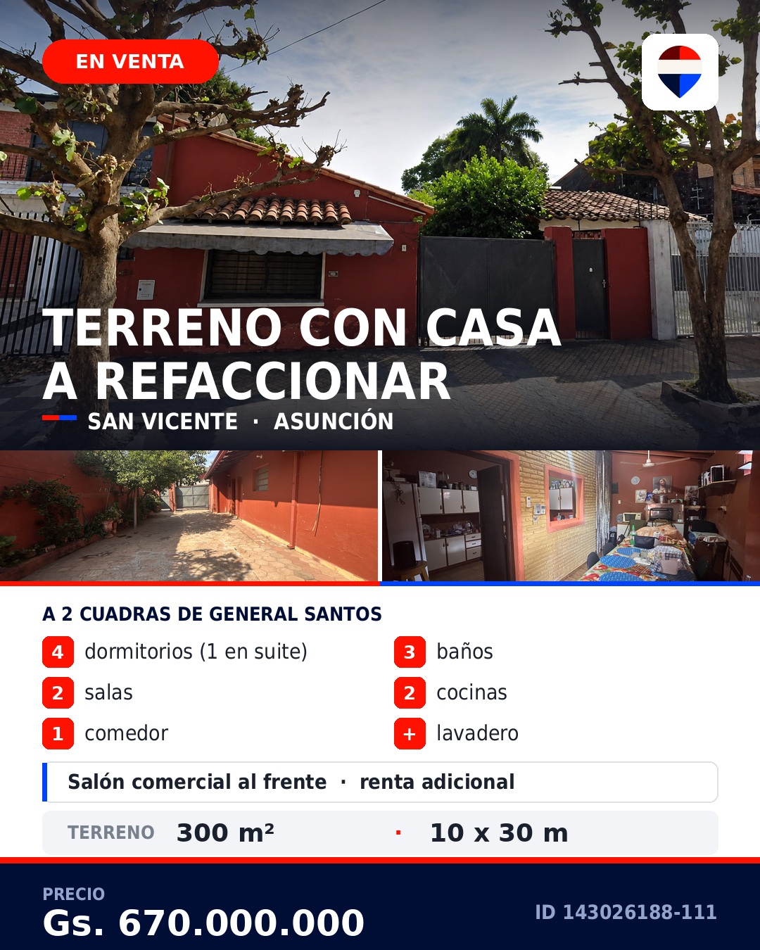 Casa en venta en San Vicente