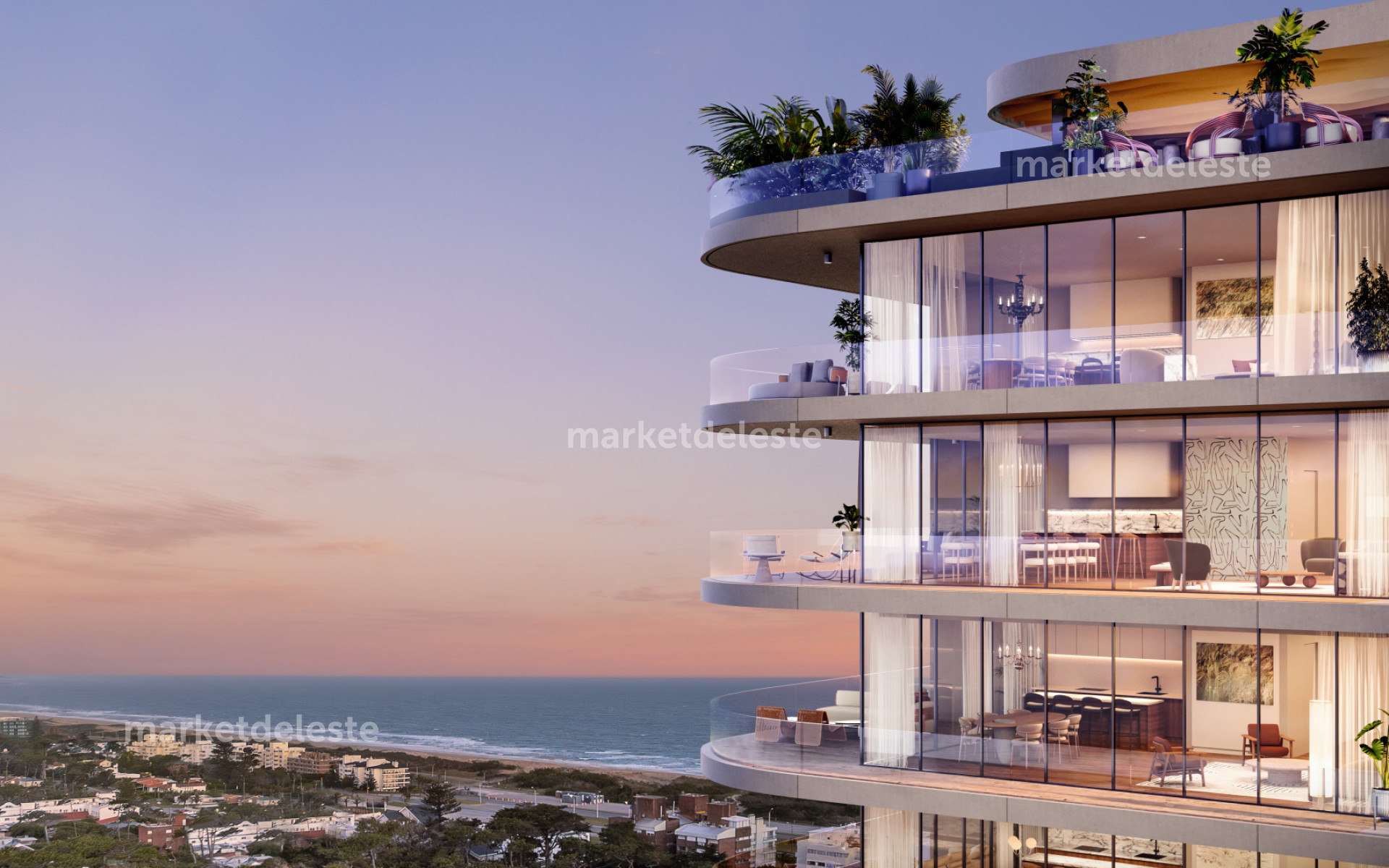 SLS PUNTA DEL ESTE - 3 DORM ESQUINERO