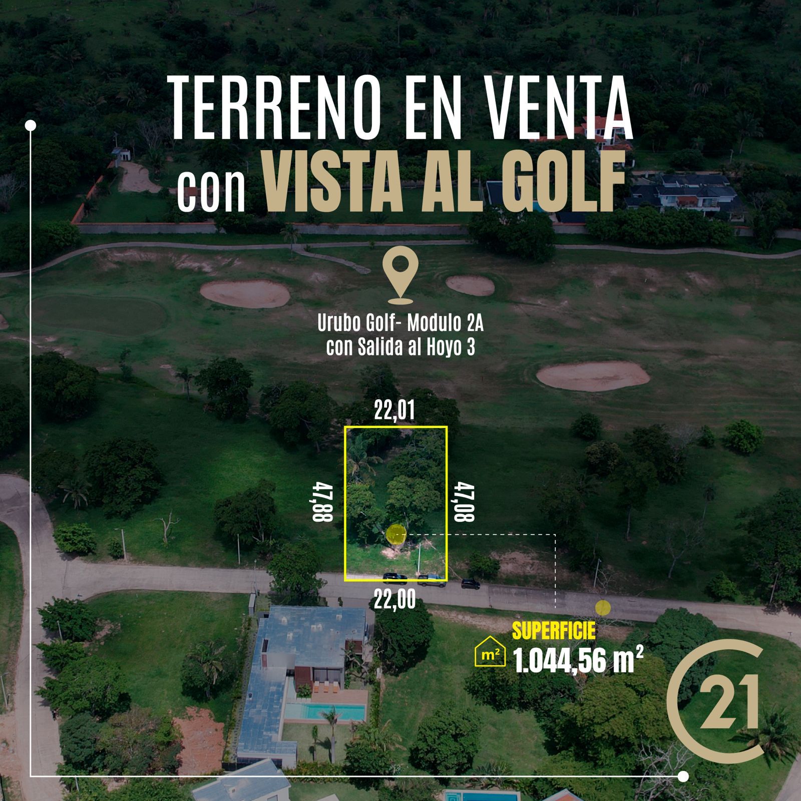 Urubó Golf Módulo 2 Terreno En Venta