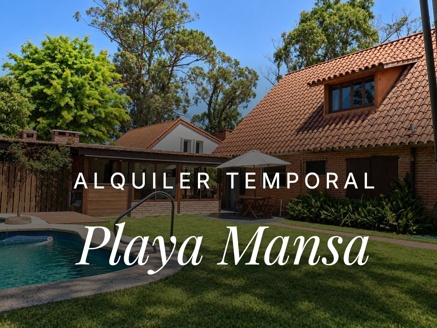 Casa en alquiler en Playa Mansa