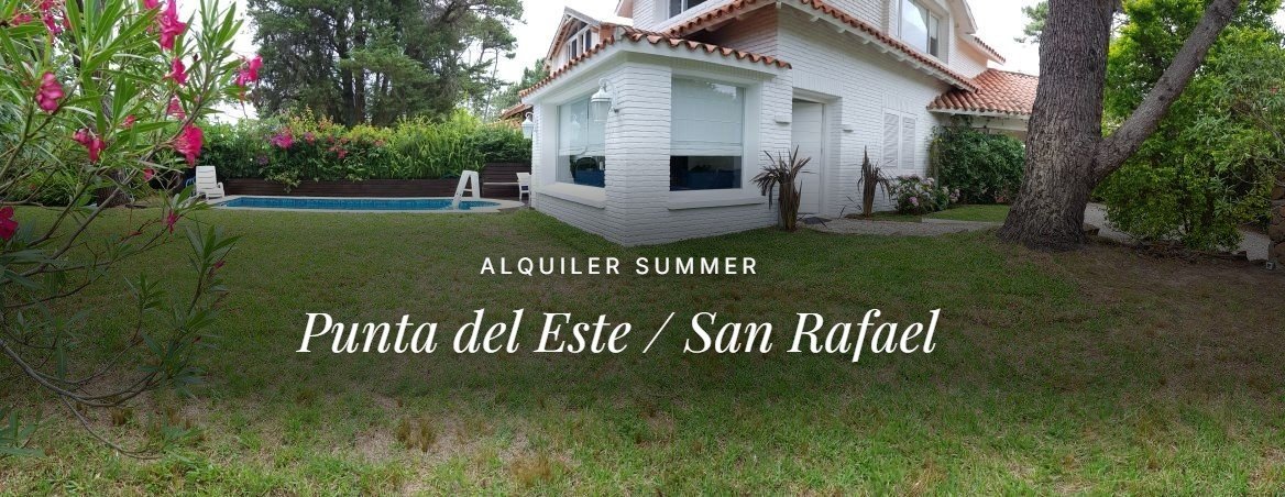 Alquiler SuMMer Casa 3 dormitorios con piscina San Rafael