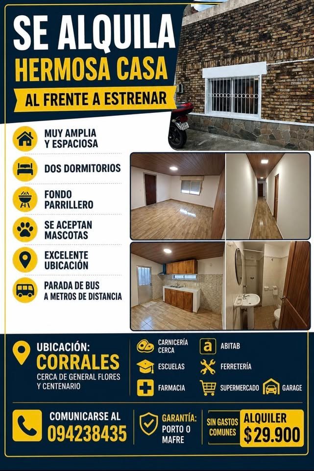 Alquiler Casa 2 dormitorios en Corrales · Foto 10