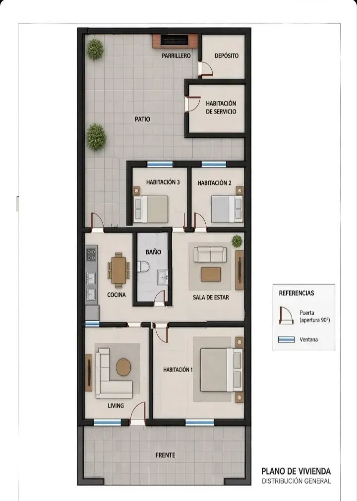 Alquiler Casa 3 Dormitorios 120 m²  La Blanqueada · Foto 12