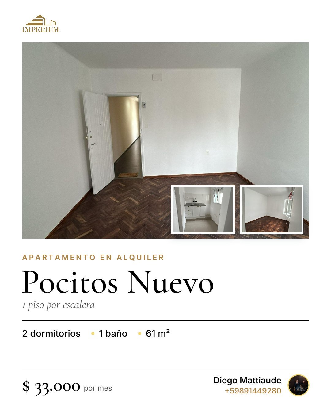 Alquiler Apartamento 2 dormitorios Pocitos Nuevo · Foto 11