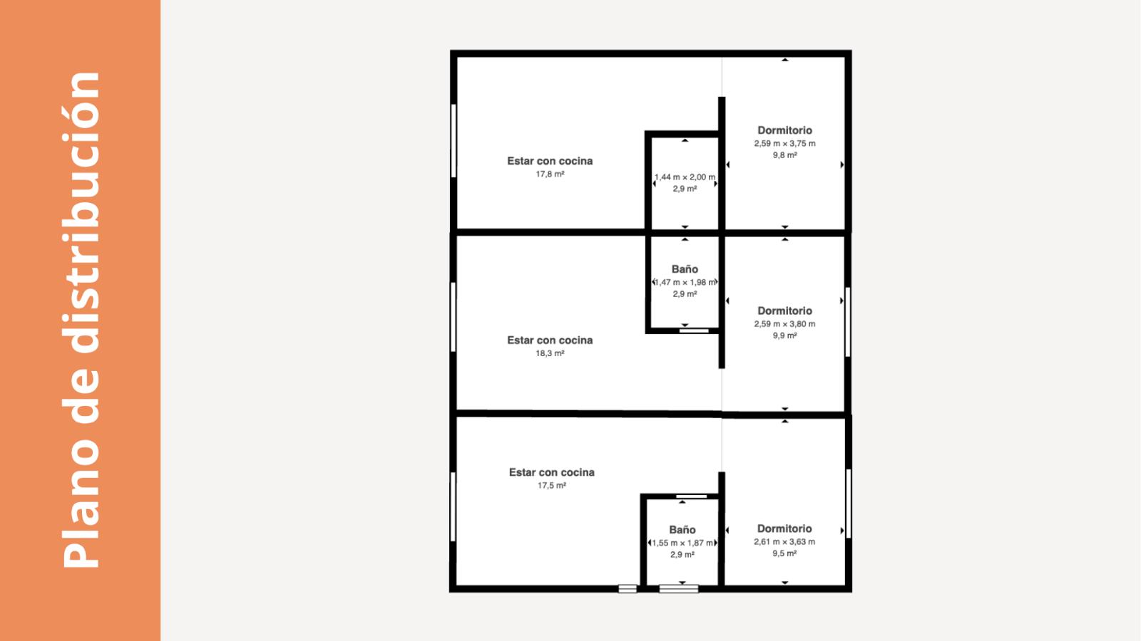 Venta de casa o 3 apartamentos de 1 dormitorio en Punta Negra. - foto 3