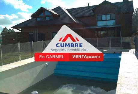 En Barrio Privado Carmel Hermosa Casa A La Venta