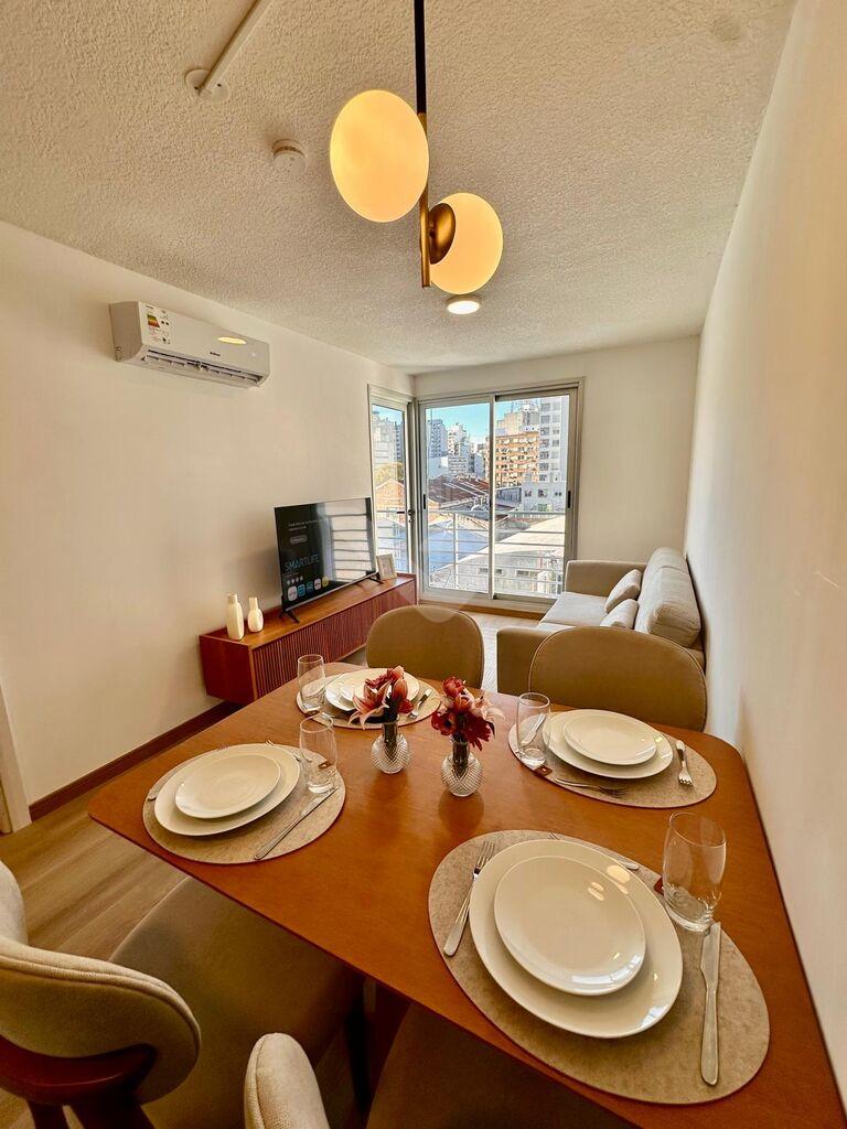 Alquiler Apartamento Tres Cruces 1 dormitorio con muebles · Foto 3