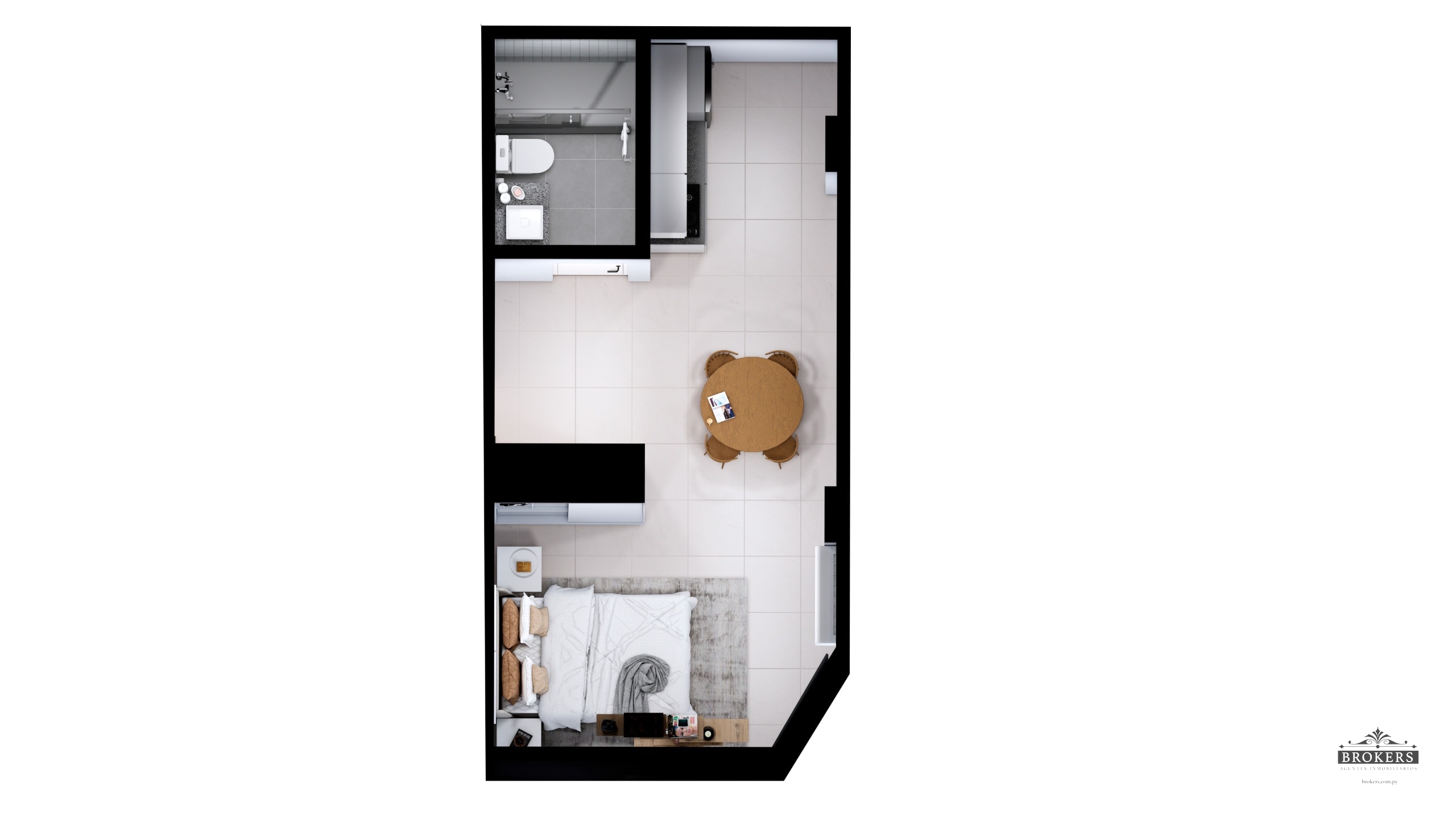 Edificio Plaza Suites | Monoambiente Smart 30 m2 | Tipología 08 | San Pablo — foto 2