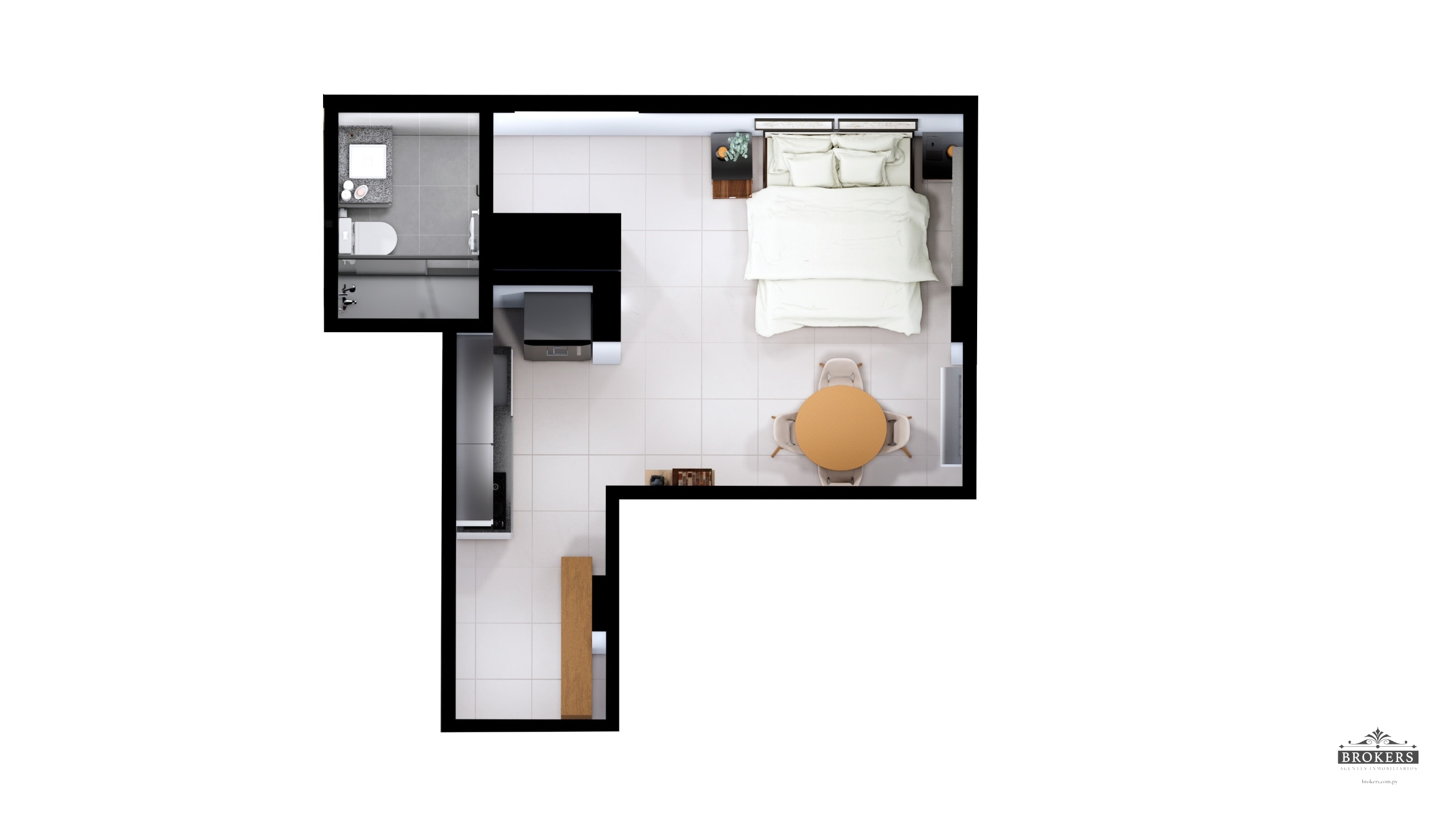 Edificio Plaza Suites | Monoambiente Smart 30 m2 | Tipología 09 | San Pablo — foto 2