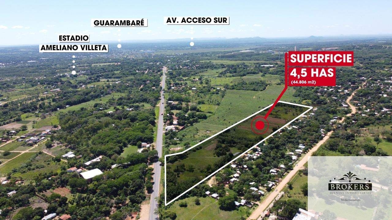 En Venta Propiedad de 4,5 hectáreas (44.806 m2) en la Ruta D071 Villeta — foto 2