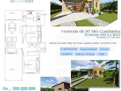 Vivienda De 97m2 Construcción C/ Terreno