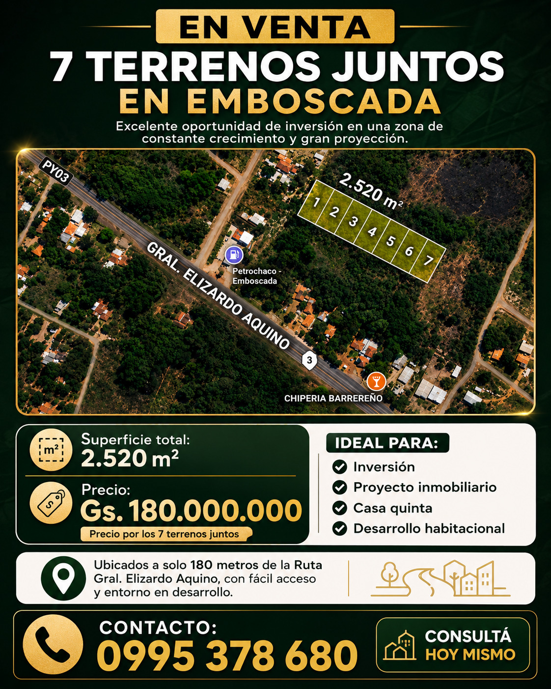 Terreno en venta en Emboscada — foto 2