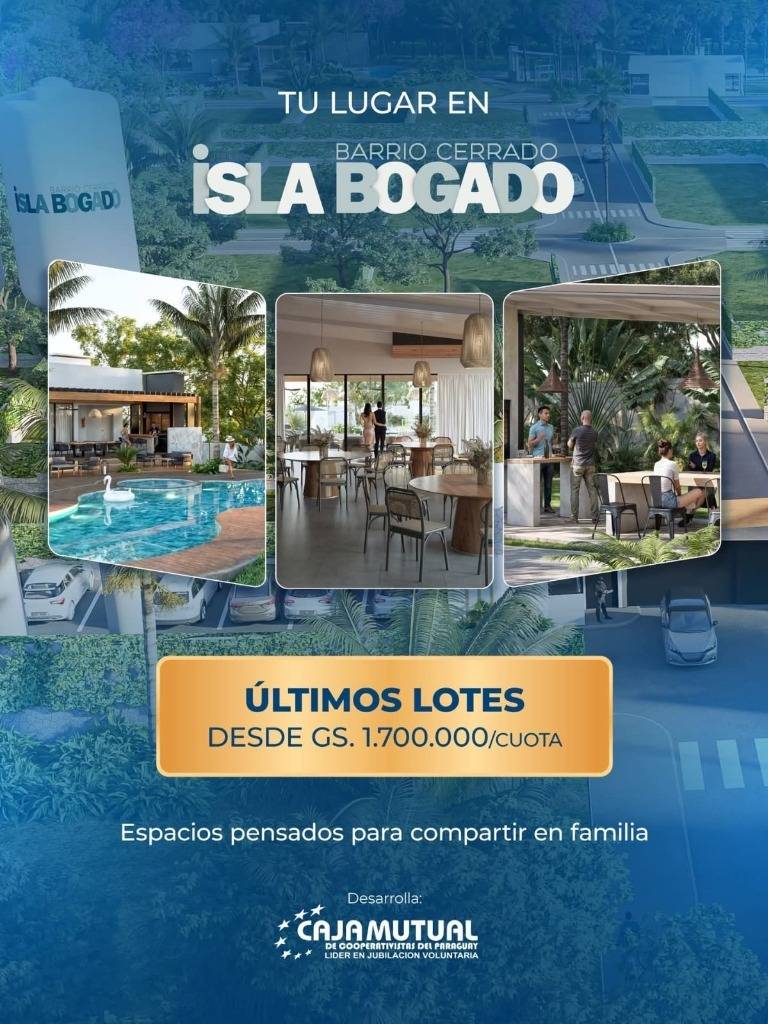 VENDO LOTES EN BARRIO CERRADO ISLA BOGADO LUQUE — foto 3