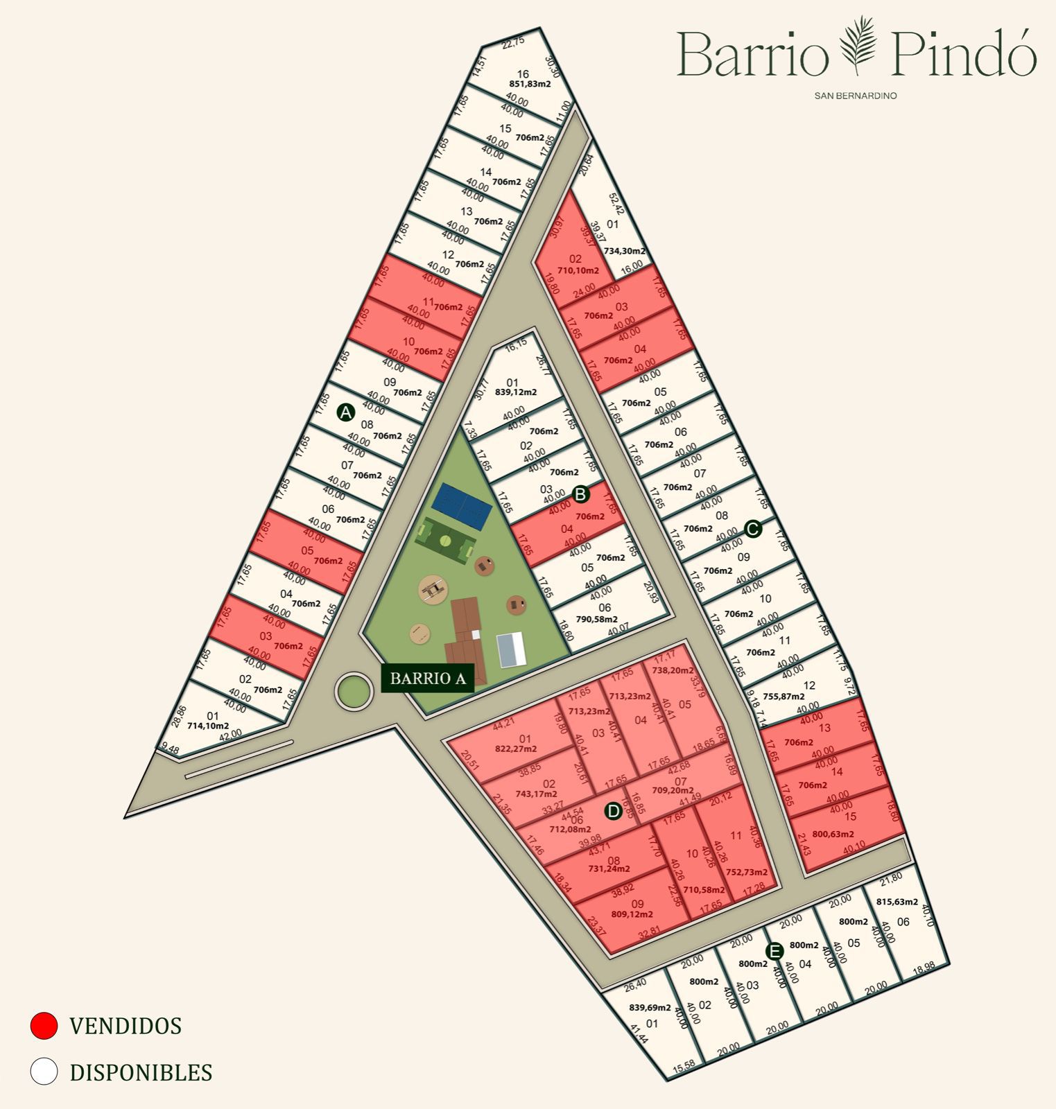 Barrio Pindó – en San Bernardino Terrenos desde 700 m² — foto 2