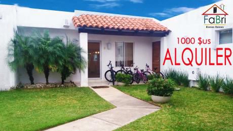 Hermosa Casa En Alquiler 1000$ En Condominio