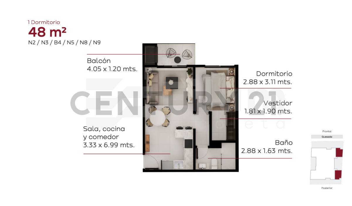 Departamento en venta en Recoleta, Asunción — foto 3