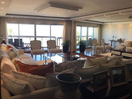 Exclusivo Y Espectacular Apartamento Sobre Rambla De Punta Carretas Equipado