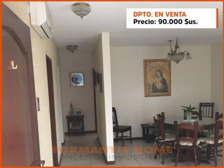 Amplio Departamento En Venta En Condominio Sobre Calle Saavedra Y Tarija.